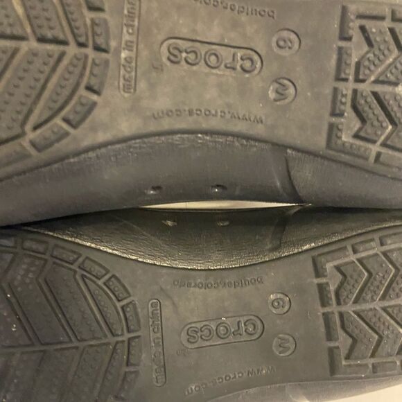 Crocs cap toe ballet flats size 9 black - Picture 6 of 7